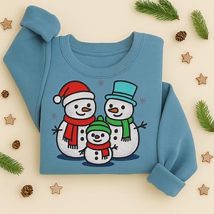 Snowman Family Embroidery Design: Christmas Winter Pattern (digital Download) - Etsy
