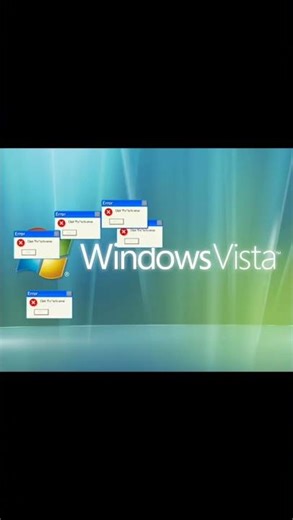 Windows Vista ERROR... #windows #nostalgia #error @stormValeD #майнкрафт