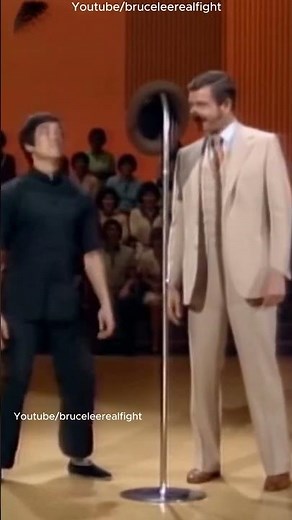 Bruce Lee Shows Kung Fu Jump Kick on Live TV