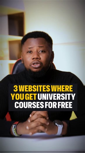 3 Websites Where You Can Access University Courses for Free with Certificates | Chukwuma Nwokeji