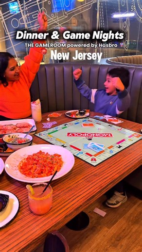 Turn your holiday season into game night season at @americandream 🎄 @thegameroomad has an amazing Dinner and Game Night deal for the next two Thursdays (December 11 and 18, 2025): A prix fixe family style menu where you can choose: ✔️ Salad ✔️ Two appetizers ✔️ Pasta entree ✔️ Two proteins ✔️ Classic Hasbro board games for the whole family Because honestly, playing games together while you wait for your food might be the best part of the night. More reasons to go: 🎲 Board games are brought rig