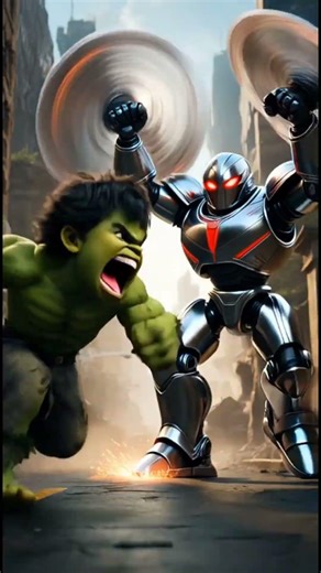 Baby Hulk Ultimate Robot Fight – Destroying the City! 🔥 | 3D Animation
