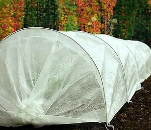 Moon Waves Plant Covers Freeze Protection Reusable Floating Row Cover for Garden Frost Plant Blanket for Outdoor Plants (6.5FT*30FT)