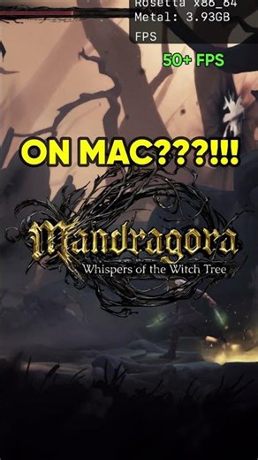 MACBOOK AIR | Mandragora: Whispers of the Witch Tree Demo #macgaming #gaming #crossovermac