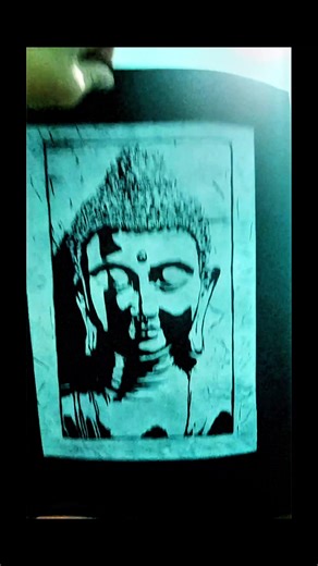 “Buddha Printmaking Art | Step by Step Buddha Print for Beginners” #buddhaartwork