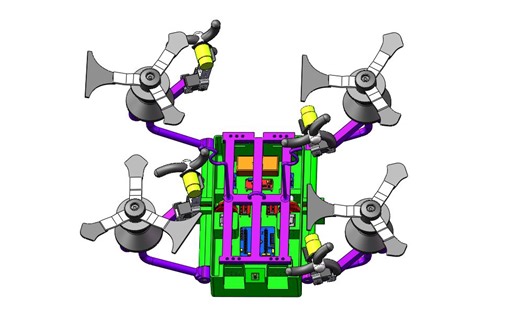 基于视觉识别的高压输电线智能除冰机器人 展示视频