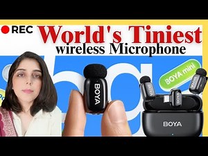 World’s Tiniest Wireless Microphone! | BOYA Mini Unboxing & Review