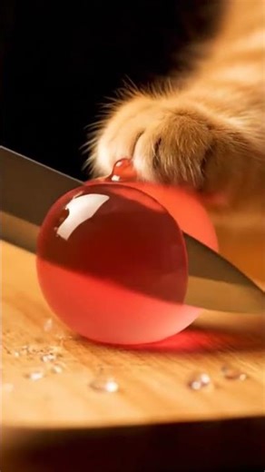 Is this an apple? #cat #cute #amazing #funny