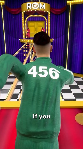 How To Beat Squid Games Glass Bridge 😳 | Rom