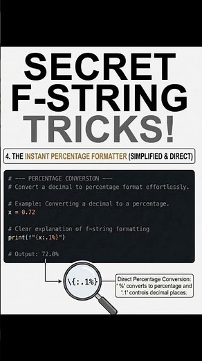 python percentage formatting technique with example| ‪@CodeWithHarry‬