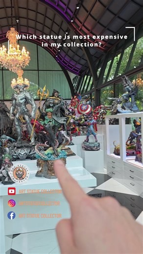 Which statue is the most expensive in my collection? . . . . . . #artstatuecollector #statuecollectors #statuecollection #statuedisplay #mancave | Art Statue Collector