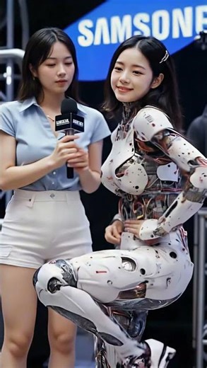 Shockingly Realistic Robot Unveiled at SAMSUNG Event! Human-Like Interaction is Mind-Blowing! #Robo