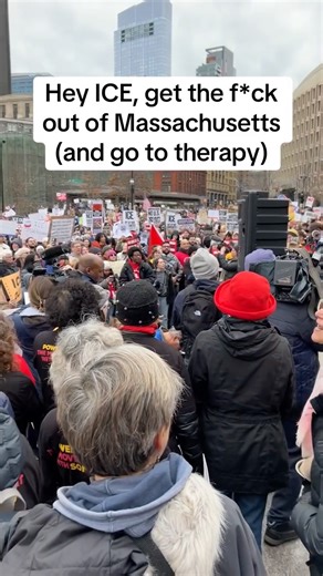Mike Connolly, the Massachusetts State Rep. who represents Cambridge and Somerville, at a rally called for ICE to leave Massachusetts. "Here in solidarity with LUCE organizers and many of my Cambridge and Somerville constituents to morn the horrific, unjustified killing of Renee Good and to tell ICE to get the f*ck out of our communities." | New Bedford Guide