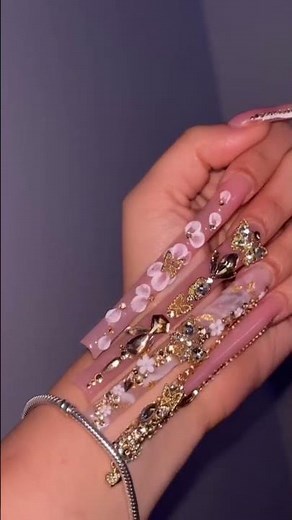 💕💕😍 nail tech ate #nails #longnails #nailtrends #viral