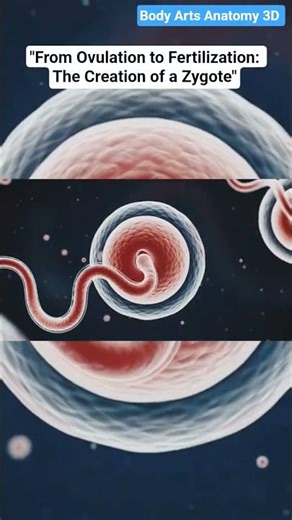 "From Ovulation to Fertilization: The Creation of a Zygote" | Gut Health | Body Arts Anatomy 3D