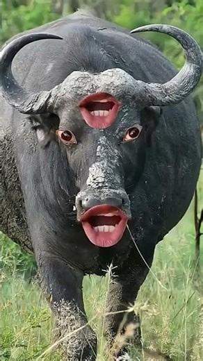 buffalo#funny#buffalo#cow#baffalo🐄 animal 🦬😃