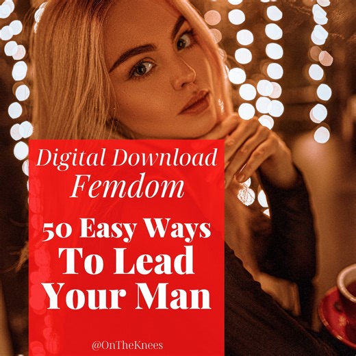 50 Easy Ways to Lead Your Man - Femdom Ideas | Digital Download - Etsy UK