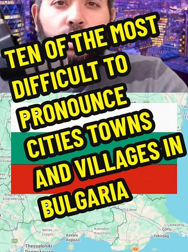 Ten of the most difficult to pronounce cities towns and villages in #Bulgaria #shirokalaka #tryavna #strazhitsa #dzhebel