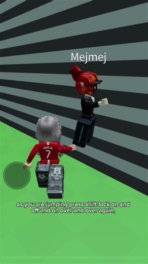 Tutorial on how to wall jump!!!#Roblox