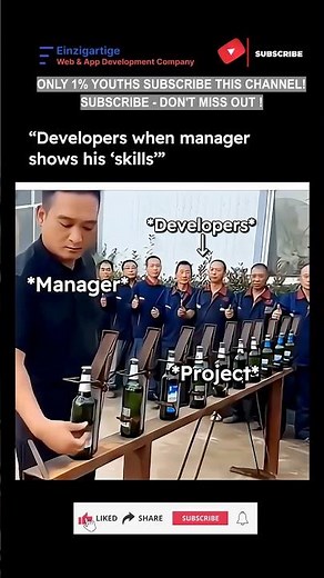 Subscribe 👍 Like ❤️ | Developer vs Manager Same Goal, Very Different #shorts #viral #youtubeshorts