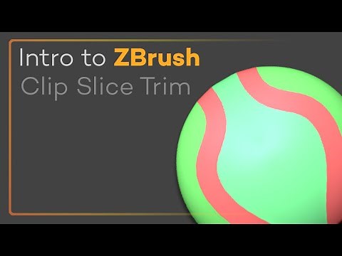 Intro to ZBrush 022 - Clip, Trim, and Slice Curve Modifiers! Use the right modifier for the job!