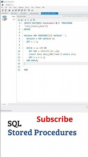 SQL Telugu Tutorial: Stored Procedures SQL, SQL Tutorial For Beginners Telugu, My sql Telugu, MySQL