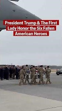 Dignified transfer of six fallen American heroes who gave their lives for our nation