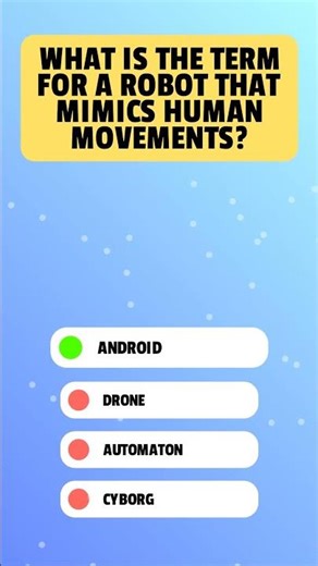 Can You Crack This Quick Robotics Quiz? Test Your Tech IQ Now! 🤖✨ #shorts