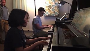 Short Clip from 2018. Justin-Lee Schultz jamming with Justin Kauflin. | Justin Lee Schultz Music