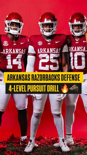 Enhancing Arkansas Razorbacks Defense with 4-Level Pursuit Drill