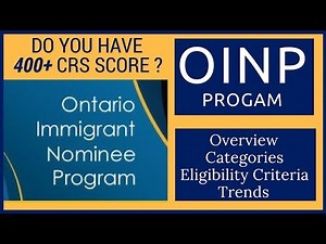 🇨🇦 OINP- Ontario PNP Program Explained (PART 1) Express Entry 2018