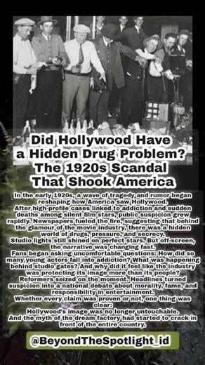 Did Hollywood Have a Hidden Drug Problem? The 1920s Scandal That Shook America