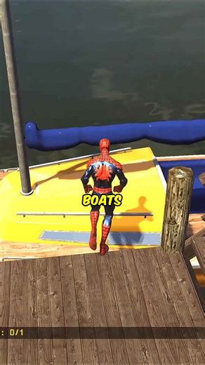 Can you board a boat in every Spider-Man game? #spiderman #videogames #marvelsspiderman2 #marvel