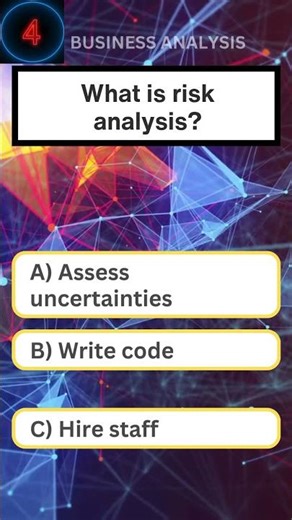 What is risk analysis? #ecba #ccba #cbap #pmp
