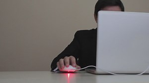 Men in suits at a computer - Free Stock Video