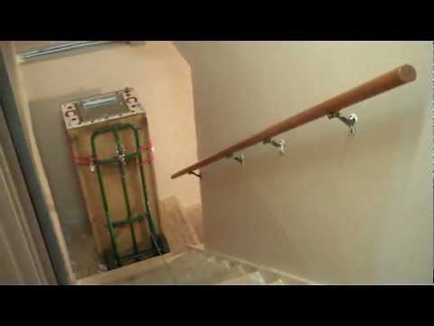 moving a pinball machine up the stairs