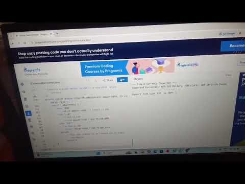 Simple currency converter 