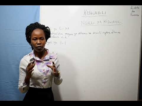 Form 1 - Kiswahili (Ngeli Za Kiswahili )