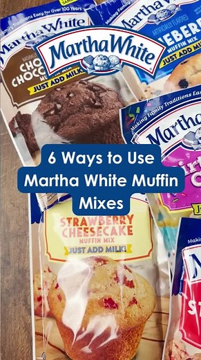 Did you know Martha White Muffin Mix can be 6 different ways?! 🤯 Comment your favorite way to use below! 💙 #baking #marthawhitemuffinmix #semihomemade