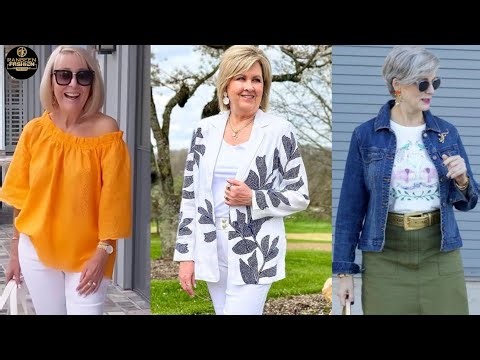 Summer Outfits Latest Designs For Natural Older Women |New Trending Fashion 2026.