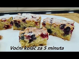 FRUIT CAKE IN 5 MINUTES- soft and juicy so I can eat it every day