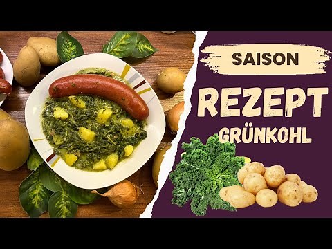 Grünkohl mit Kartoffeln und Mettwurst zubereiten, schmeckt wie von Oma