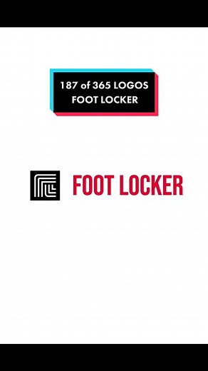Foot Locker logo redesign! An idea to play around with the stripes, letters, and the foot 🤔 #kc_logos #logodesign #logoredesign #footlocker