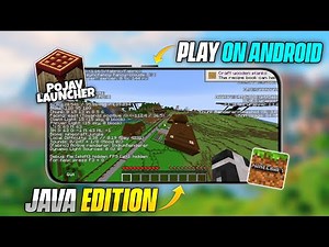 PLAY! Minecraft JAVA On Android 🔥 | POJAV Launcher Complete Setup