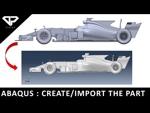 Abaqus Tutorial : How to create/import the part in Abaqus | Abaqus CAE | Simulation | DP DESIGN