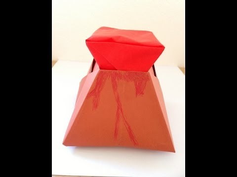 (ORIGAMI) How to make a Volcano
