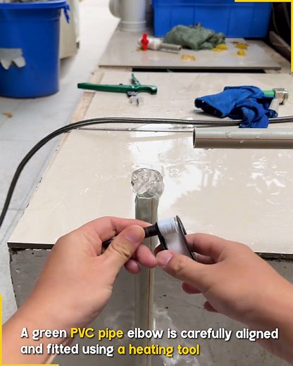 Professional PVC Pipe Joint Fixing. #PipeFitting #PlumbingWork | Jogi Jokes