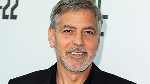 When was George Clooney in a motorcycle accident?