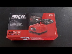SKIL 20V Batteries 2.0Ah and 4.0Ah + Fast Charger Starter set