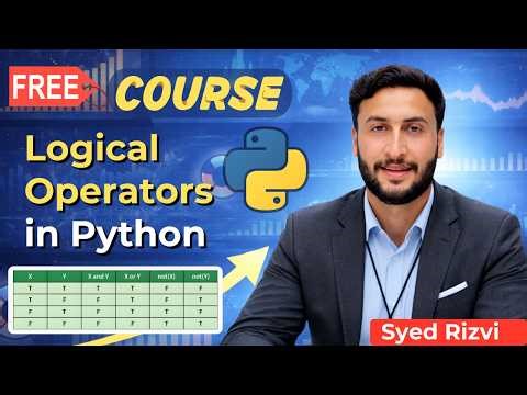 Logical Operators in Python 🔥| AND, OR, NOT Operators | Python for Beginners | Python Tutorial